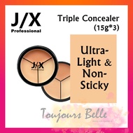 J/X Professional Triple Concealer 15g | Ultra Light & Non-sticky