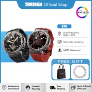 【Malaysia Stock】SKMEI B78 Outdoor Sports Watch with Accurate GPS 5ATM Waterproof 1.43 inch AMOLED Sc