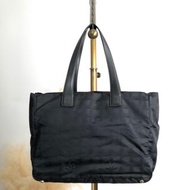 【 日本直送 名牌中古包 】CHANEL 香奈兒 康朋線 托特包 黑色 尼龍 vintage 古著 wd2eic