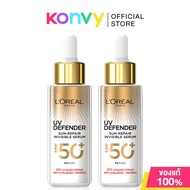 Loreal Paris UV Defender Sun-Repair Invisible Serum [30ml x 2pcs] เซรั่มกันแดดเนื้อบางเบา