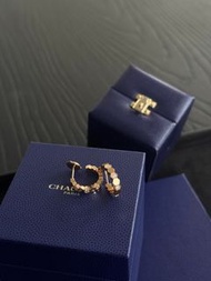 CHAUMET Bee My Love 鑽石圈形耳環 玫瑰金