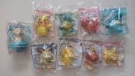 全新 麥當勞開心樂園餐換購玩具 寵物小精靈 Mcdonald's Happy Meal Pokemon 比卡超 Pikachu 負電拍拍 可達鴨 傻鴨 喵喵怪 金錢貓 車厘龜 火稚雞 鯉魚王 六尾 小