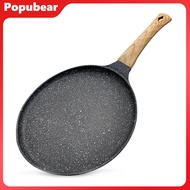 Granite Tortilla Pan Non-Stick Frying Pan for Pancakes Dumplings High Temperature Resistant Skillet 