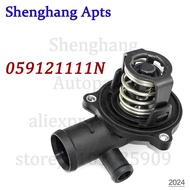 Engine Coolant Thermostat For Audi A4 B8 A5 Q7 VW Touareg Phaeton 3.0T V6 Diesel 2006-2018 059121111