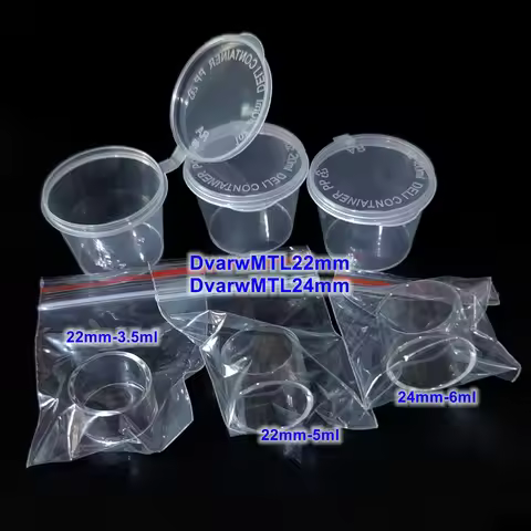 80~4pcs Mini Fish Dvarw Hiding MTL House Round 22/24mm Glass Tube Plastic/Foam Anti-Breakage Packagi