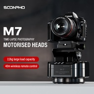 Soonpho M7 Photography Electric Gimbal Remote Control 360° Pan Tilt Head Motorised Gimbal  Auto Face