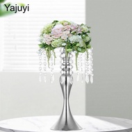 Yajuyi Luxury Candle Holder Pillar Candle Candlesticks Centerpiece Flower Vase