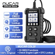 MUCAR เครื่องสแกน Car OBD2 CDL20 OBD2ระบบเครื่องวิเคราะห์อัตโนมัติ Pk Elm327 Cr3001เครื่องอ่านโค้ดโอ
