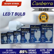 Canberra Silver T BULB LED Lights 10w 15w 20w 30w 40w 60w SNI, White Cool Daylight/ Official Warrant