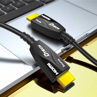 DTECH HDMI Fiber Optic Cable 4K 60Hz 18Gbps HDR 444 422 420 Sub-sampling High Speed in-Wall Rated