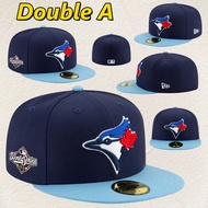Major League Baseball Men's Toronto Blue Jays Navy Powder Blue 2025 World Series Fitted Hat Fully En