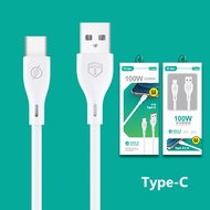 สายชาร์จ ชาร์จเร็ว 6A 100W Flash chager cable ของแท้100% USB-MICRO/TYPE-C/L สำหรับ Vivo/Huawei