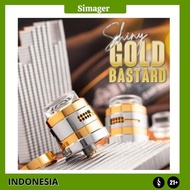 NITROUS SHINY GOLD B RDA DUAL CAP ONLY LIMITED 3 YEARS NITROUS 22MM Murmerc