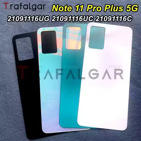 Glass Battery Back Cover For Xiaomi Redmi Note 11 Pro+Plus 5G 21091116UG 21091116UC Rear Housing Doo