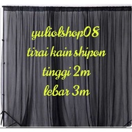 Backdrop background made of shipon fabric, size H2m x W3m