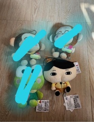 台版 Sanrio 青蛙 馬騮 keroppi monkichi 屁屁偵探 毛公仔 玩具