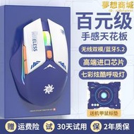 g機甲電競無線滑鼠靜音機械可充電筆記本辦公電腦遊戲cf