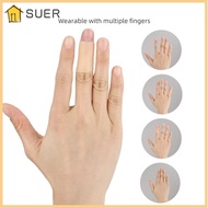 SUER Finger Splint Fixed, Resilient Breathable Silicone Finger Protector, Soft Care Tool Waterproof Finger Guard Adjustable Splint