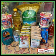 Paket Sembako/Parcel Bahan Pokok Isi (Beras,Minyak,Popmie,Kopi,Kecap)