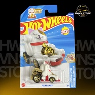 Hotwheels Feline Lucky White Model Car