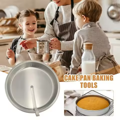 1pcs DIY Round Cake Baking Mold Cake Pan Tray Durable Nonstick Kitchen Home Bakery Bakeware Tool for