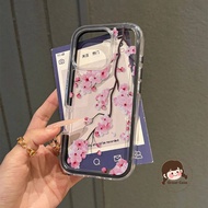 Elegant Pink Flowers 2in1 Phone Case For OPPO A6 Max GT A6i A6L A5 A5X A5i A5M A3 A3i A3X Pro Plus N