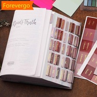 【Forever】 5/6 Sheets Bible Index Label Sticker Self-adhesive Paper Tabs Bible Index Tabs for Study R