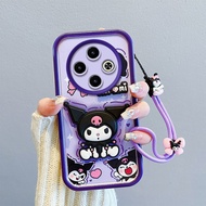 Case Tecno Spark 30C 4G Case Strawberry Bear Kuromi Cartoon Three-dimensional Figure Doll Casing Cut
