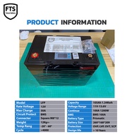 Lifepo4 Battery 12v (12.8-14.6v) 105Ah