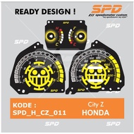 [ PREORDER ] Faceplate Overlay Panel Meter Custom Honda City SX8  Z Manual Edisi 2