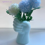 rightfeel.sg Nordic Creative Plastic Vases Home Crafts Ornaments Fist Vases Home Decoration Room Decoration Ins Modern Decorative Vases New