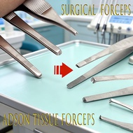 Adson Tissue Forceps for Rhinoplasty Oculoplastic Surgery Precision Cartilage Thumb Forceps Plastic 