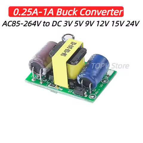 AC85-264V to DC 3V 5V 9V 12V 15V 24V Step-Down Power Supply Module AC to DC Buck Power Circuit Board
