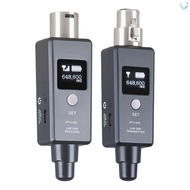 Ecswsg)1 Pair Microphone Wireless System Micphone Wireless Transmitter System UHF DSP Transmitter &amp; Receiver Mic/Line Two Modes for Dynamic/Condenser Microphone