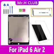 9.7" LCD For Apple iPad Air 2 iPad 6 A1567 A1566 Display Touch Screen Digitizer Panel Full Assembly 