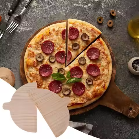Wooden Pizza Paddle Semi-Circular Pizza Board Set Of 2 Pizza Paddle Bread Baking Peel For Pizza Oven