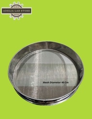 Ayakan Test Sieve Mesh 24 (800 um) Diameter 40 cm Stainless Steel