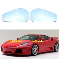 For Ferrari F430 599 Car Rearview Mirrors Lens Outside Door Side Mirror Large Vision Blue Glass with
