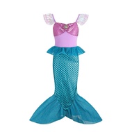 Ariel mermaid fishtail dress princess dress sequin princess dress cosplay dress