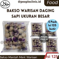 BAKSO WARISAN BAKSO BESAR 5 PACK ISI 225 BUTIR Food Frozen Makanan