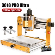 LUNYEE 3018 Pro Ultra CNC Router 500W All-Metal Engraver Machine Limit Switch E-Stop with GRBL Offli