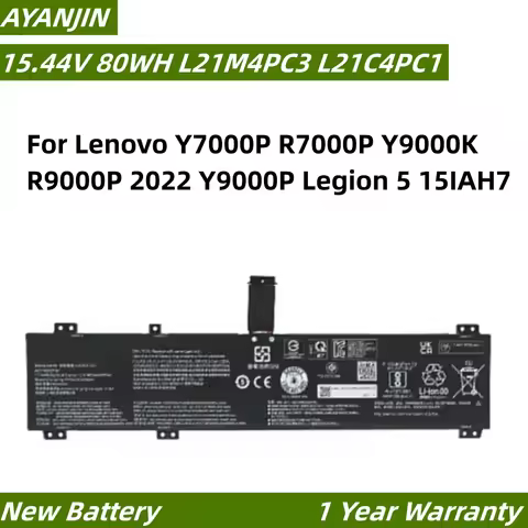 L21C4PC1 L21M4PC2 SB11F24155 Battery for Lenovo Legion 5 15IAH7 15IAH7H Legion 5 Pro 16IAH7 16IAH7H 