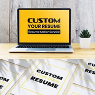 Servis Penulisan Resume, CV & Cover Letter Profesional [ATS-Friendly] - Fresh Grad & Berpengalaman