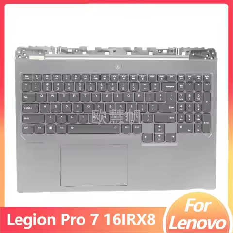 M New for Lenovo Legion Pro 7 16IRX8 82WR Laptop Palmrest Upper Cover with US Keyboard RGB Backlight