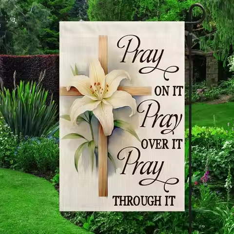 Jesus Flag Pray On It Cross Christian Flag Graden Flag UUI GGX