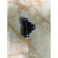 QUICK CONNECTOR 8MM MIST SPRAY TUBE, T-SHAPED QUICK CONNECTOR