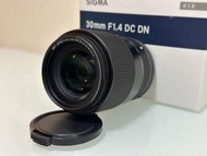 Sigma 30mm F1.4 DC DN lens