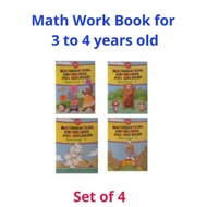 TOS Mathematics Practice Work book Counting Activity Set 3to4yrs old 4to5yrs old 5to6yrs ol