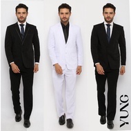 Black Formal Graduation Blazer for Men - YUNG