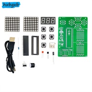 DIY Welding Project Practice For Assemble Racing Game With Snake Block Pixel Game Console Kit + Acry